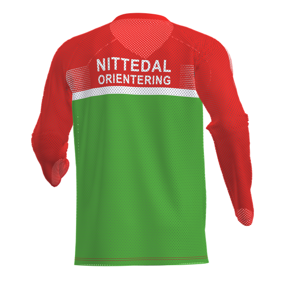 Basic Mesh Langermet Orienteringstrøye Junior (9254914064659)